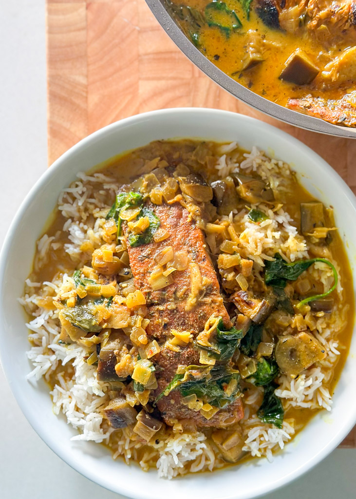 coconut curry salmon 