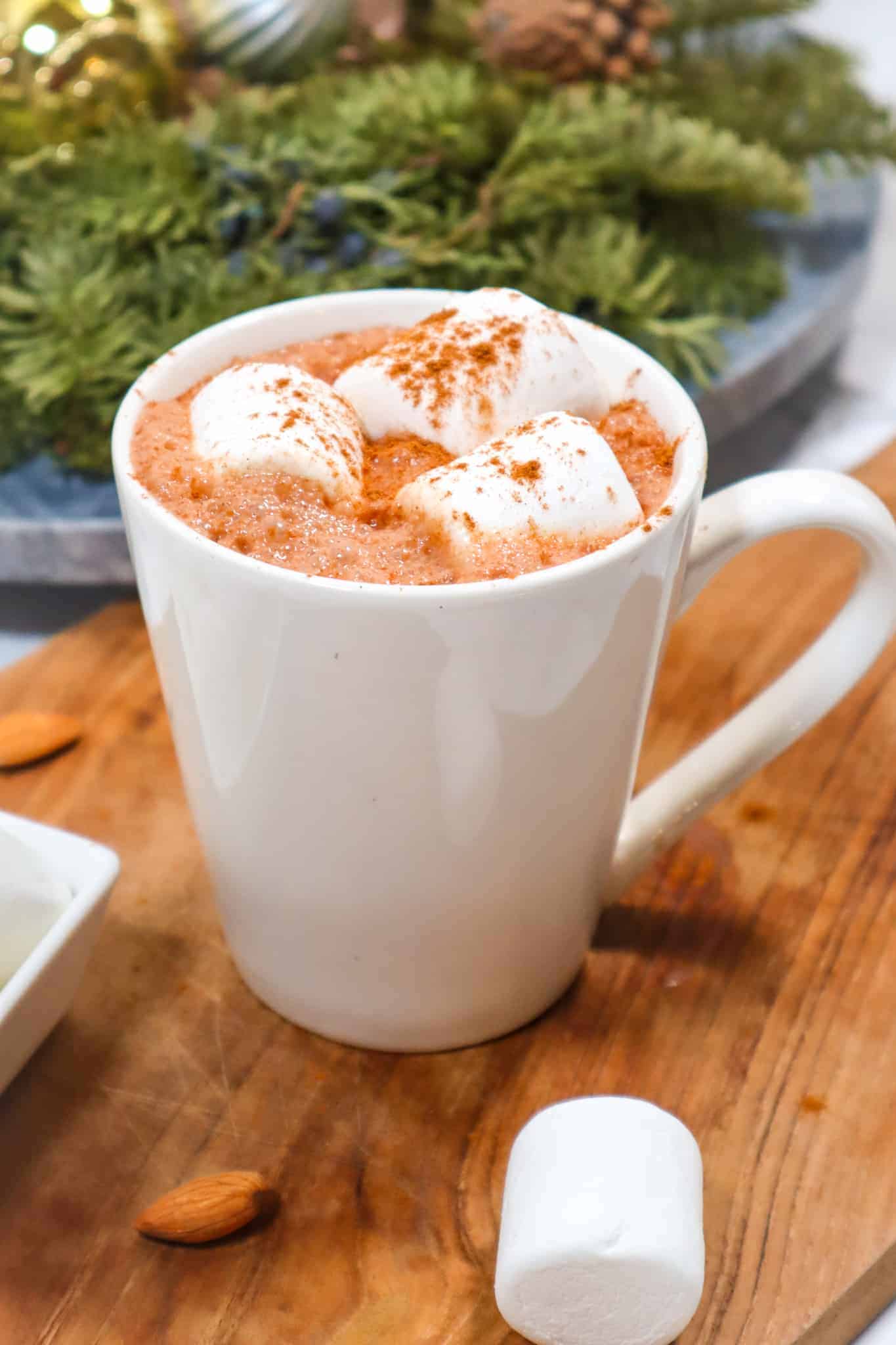 Dairy-Free Hot Chocolate | Healthy, Vegan, Naturally Sweetened