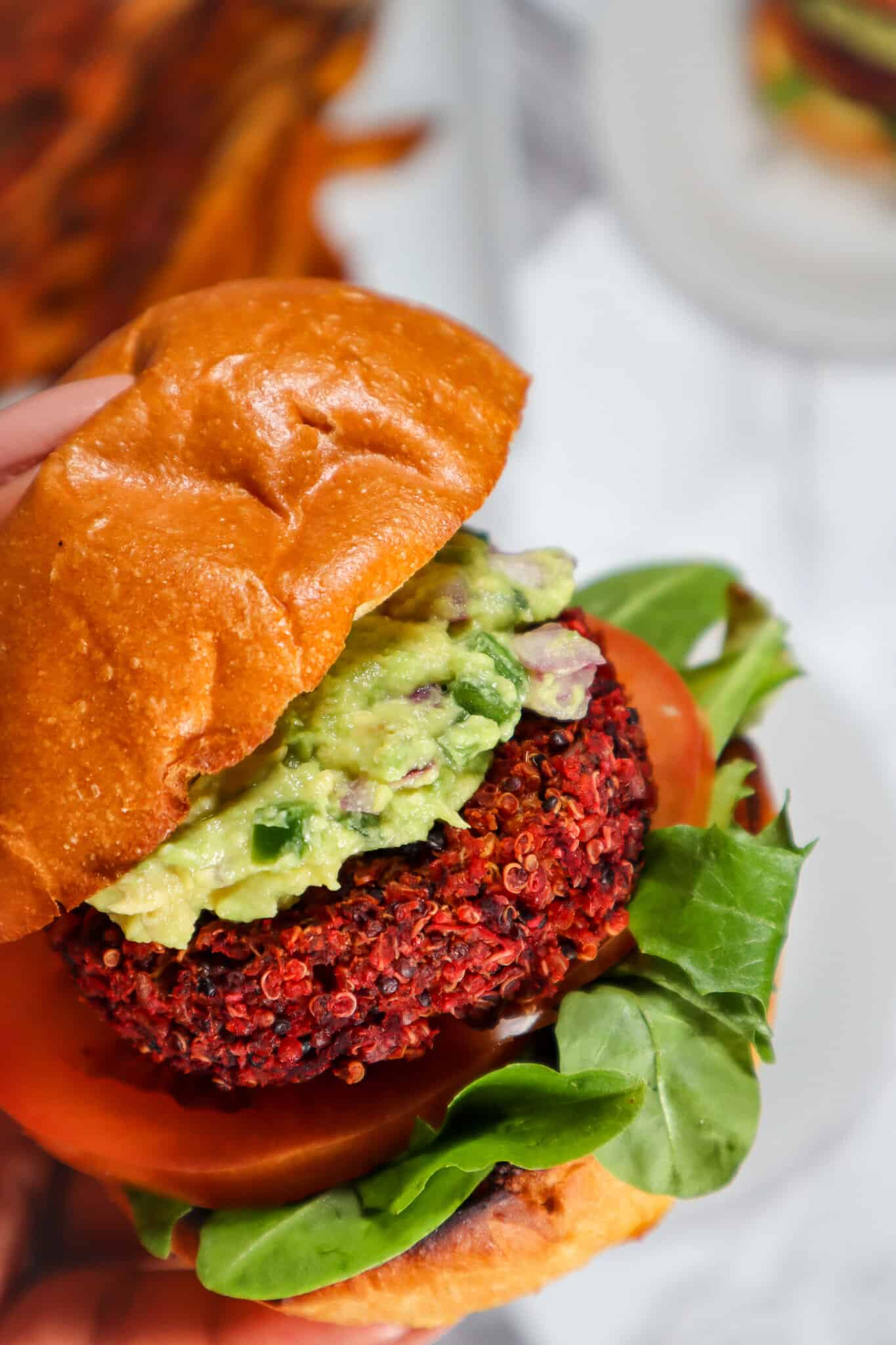 Best Beet Quinoa Veggie Burger | Vegan and Gluten-Free! - GoodFoodBaddie