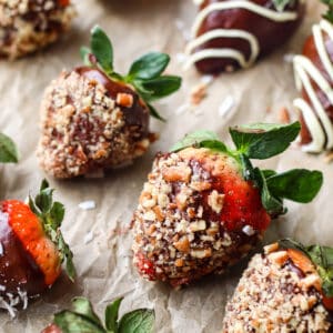 quick and easy chocolate covered strawberries