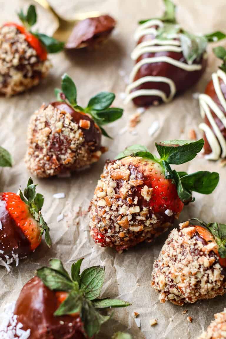 quick and easy chocolate covered strawberries