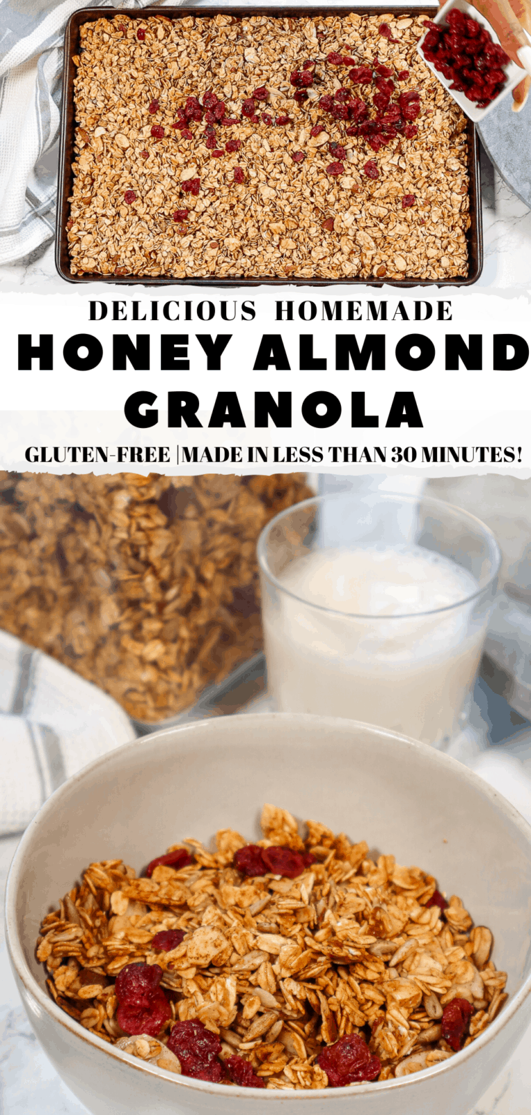Honey Almond Granola Gluten Free
