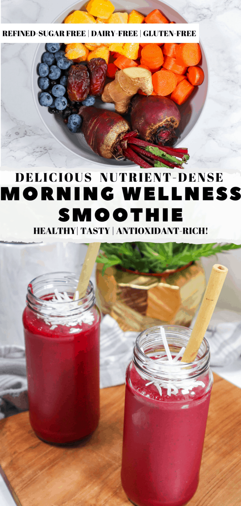 beet ginger smoothie for health boost