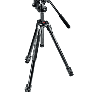 Manfrotto 290 Xtra Aluminum 3-Section Tripod Kit with Fluid Video Head