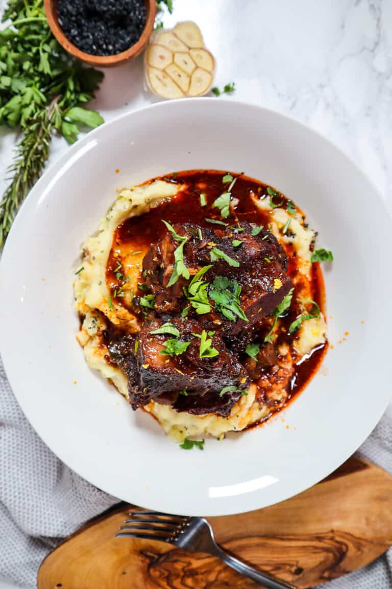 short ribs in red wine sauce