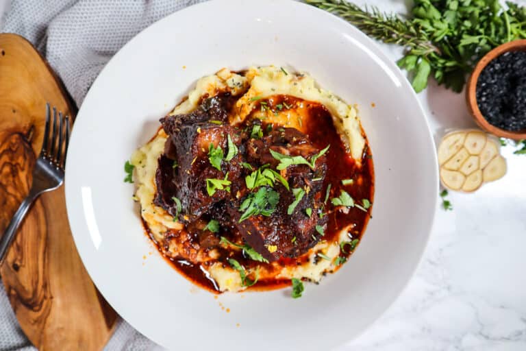 best wine braised short rib