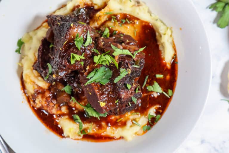 red wine braised short ribs good food baddie recipe image