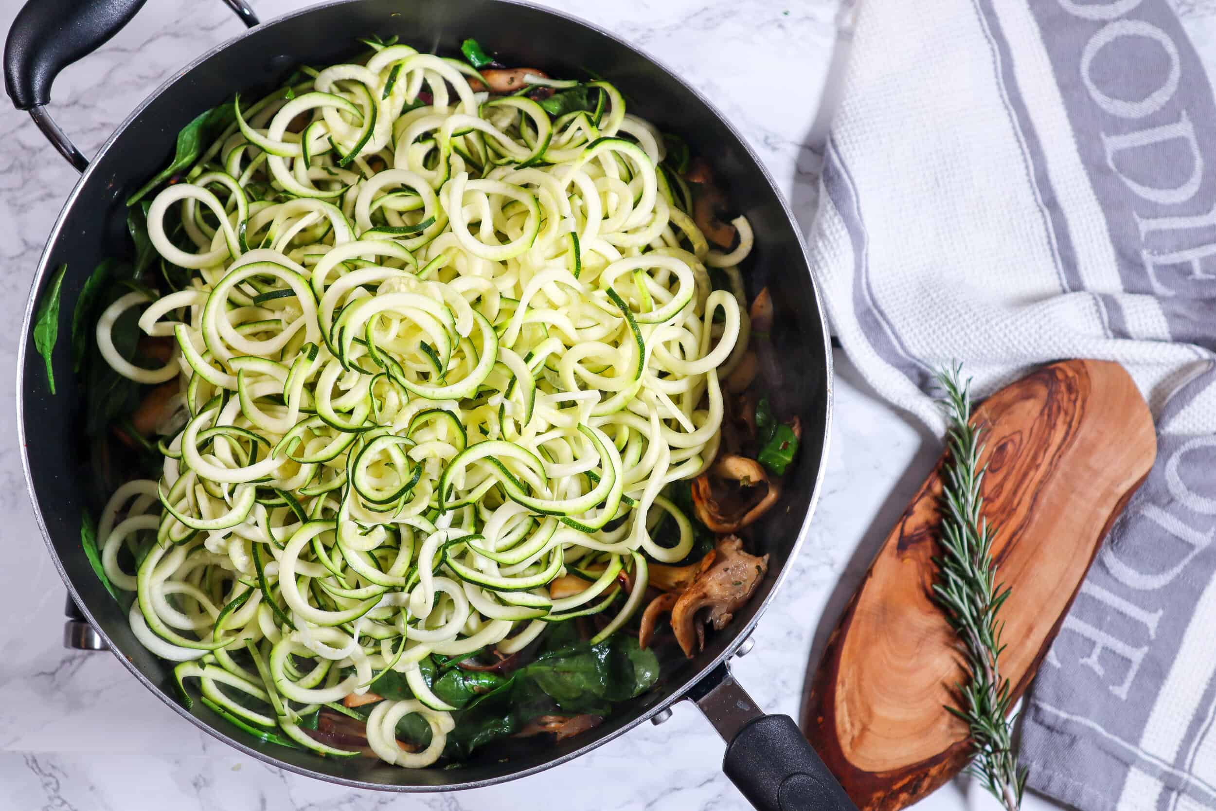 zucchini noodles gluten-free and vegan