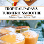 Pin It! Papaya Smoothie Recipe!
