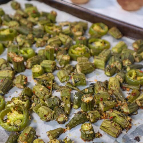Easy GarlicHerb Baked Okra Recipe Good Food Baddie