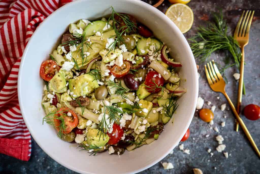 mediterranean pasta salad recipe gluten free