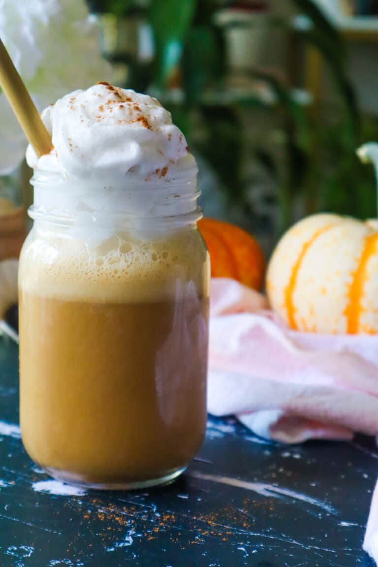 homemade dairy free pumpkin spice latte