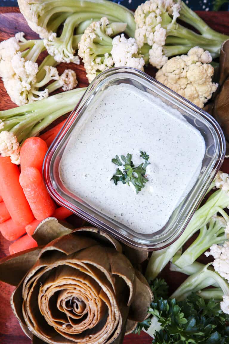 homemade healthy vegan ranch dressing