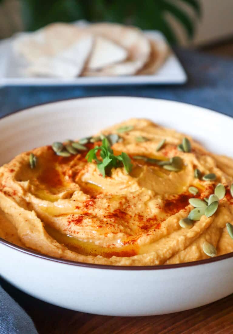 smokey sweet potato hummus