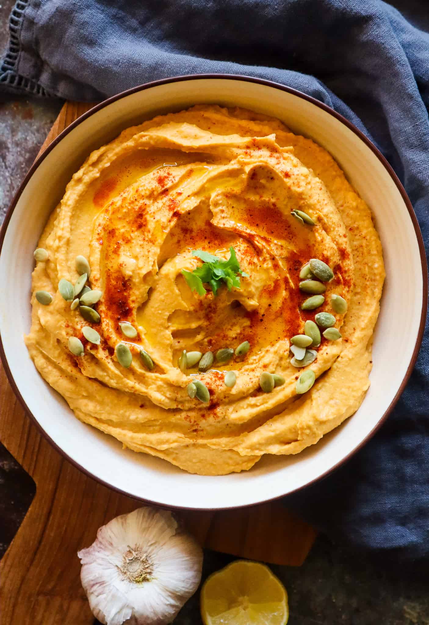 Roasted Sweet Potato Hummus - Good Food Baddie