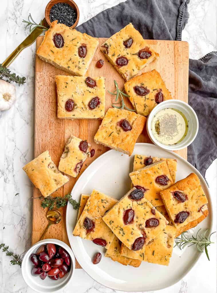 gluten free focaccia bread