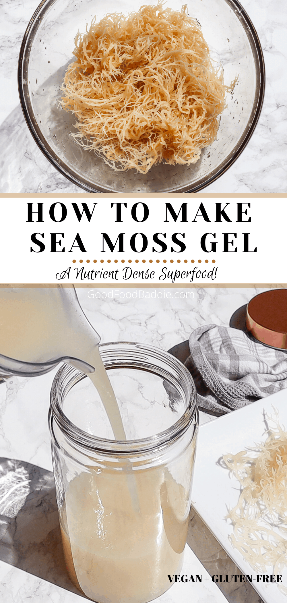 How To Easily Make Sea Moss Gel Good Food Baddie