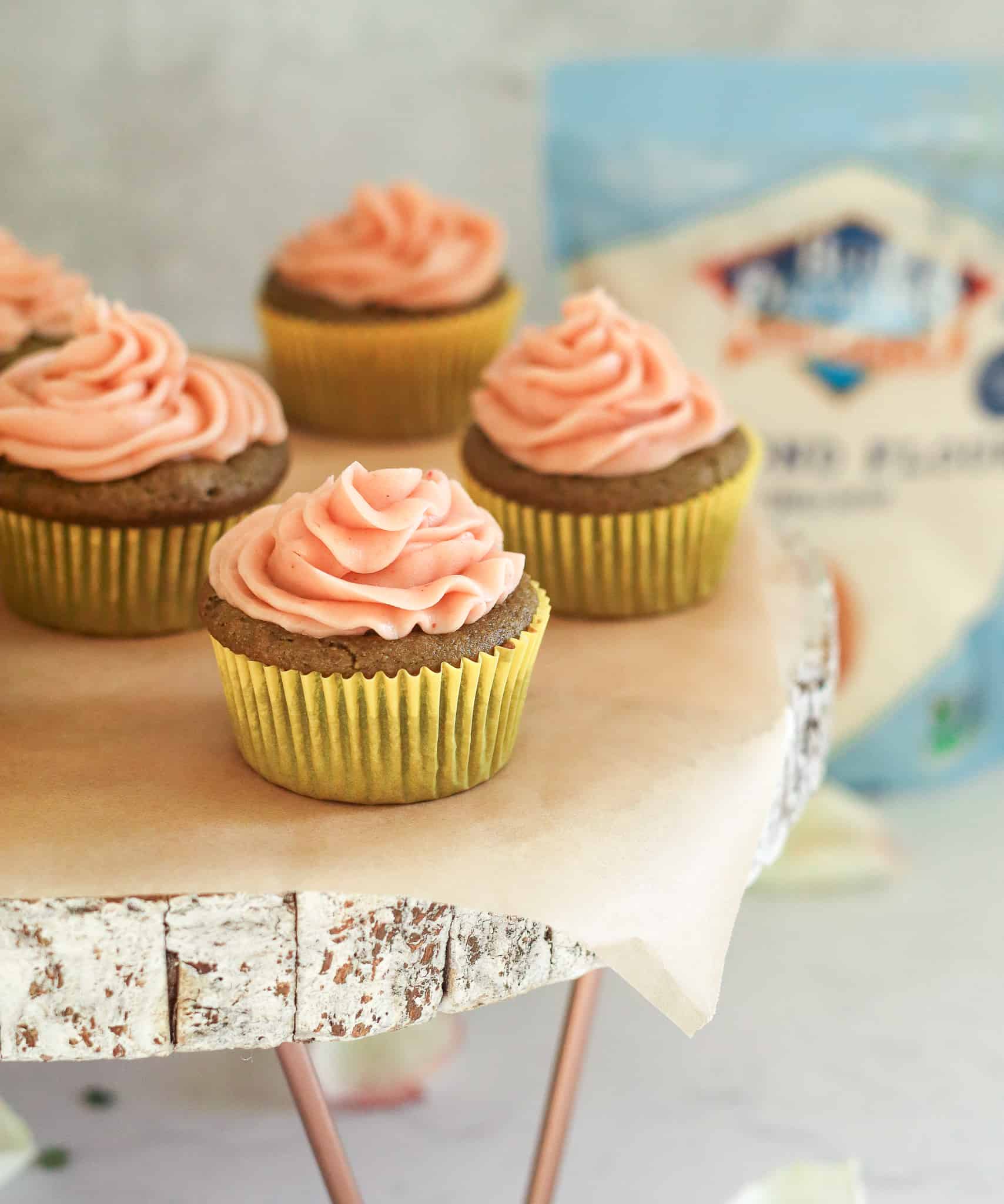 Best Almond Flour Matcha Cupcakes