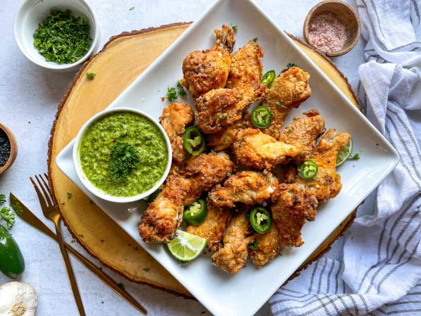 Air Fryer Fried Chicken Wings (GlutenFree & DairyFree) Good Food Baddie