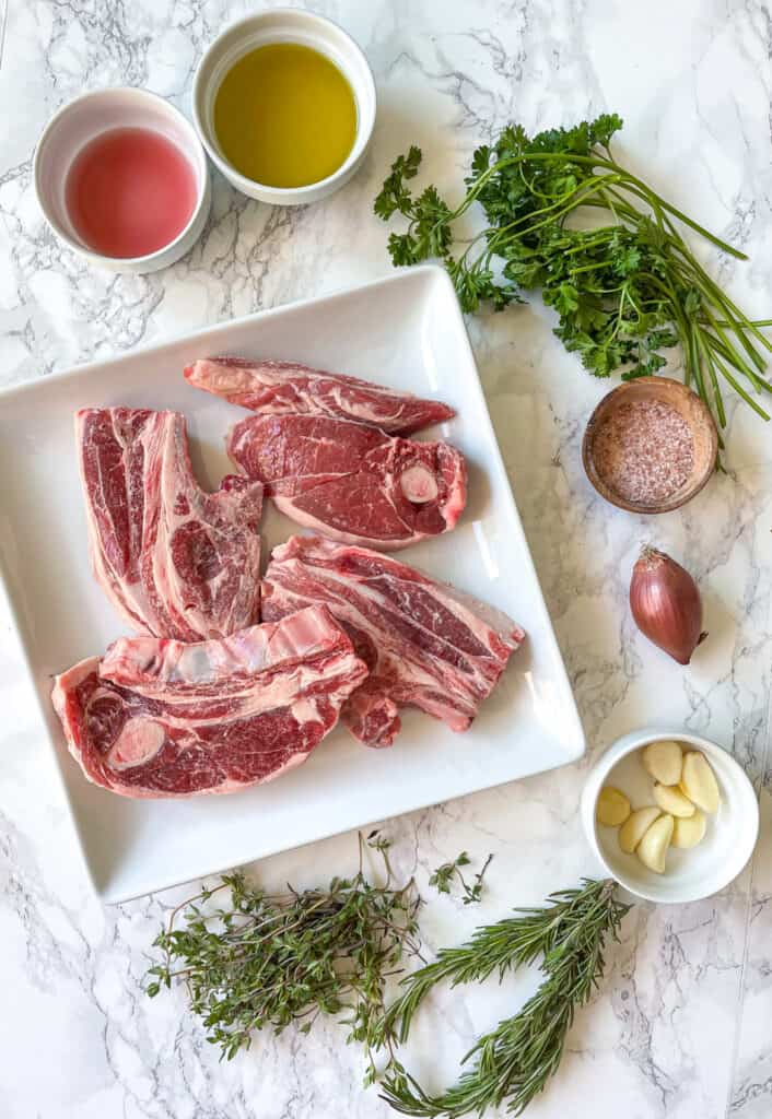 Lamb Shoulder Chops marinade ingredients