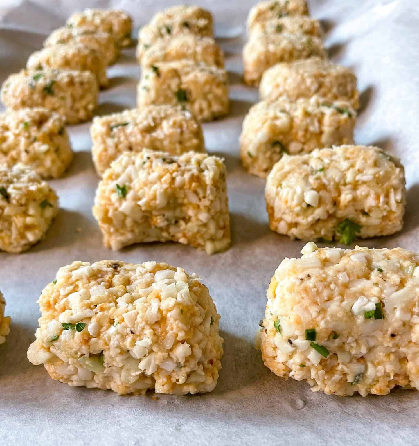 Cauliflower Tots Air Fryer or Baked Good Food Baddie
