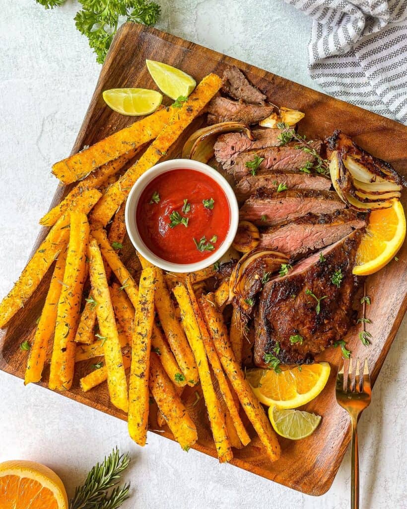 Carne-Asade-with-Polenta-Fries