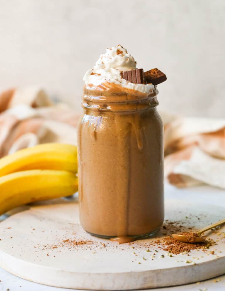 Chocolate Banana Energy Smoothie with Maca by Good Food Baddie Capri Lilly