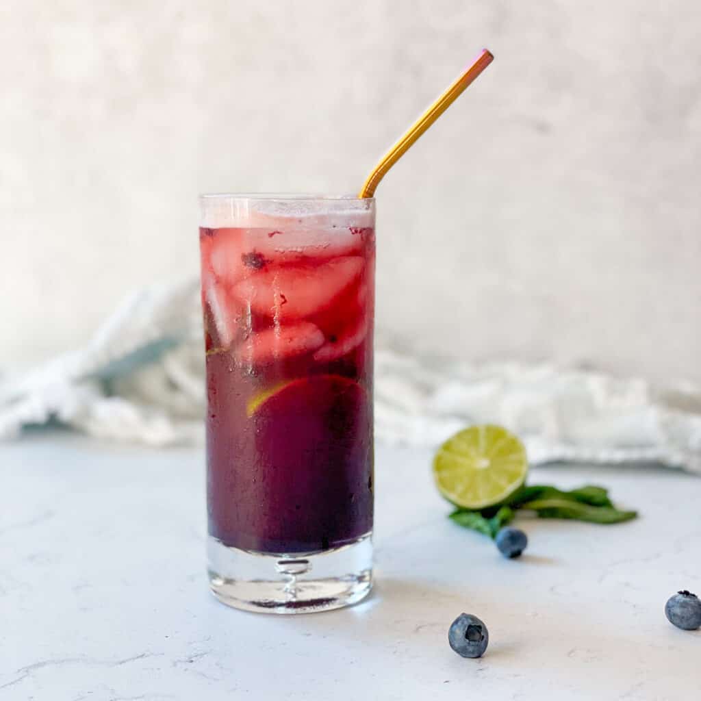 Good Food Baddie Blueberry Espresso Tonic