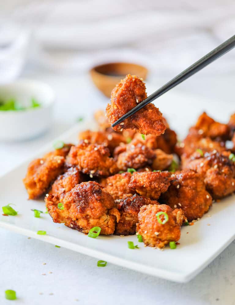 Teriyaki Cauliflower Wings Gluten-Free Vegan with Sea Moss Good Food Baddie