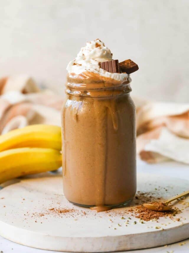 Chocolate Banana Energy Smoothie with Maca by Good Food Baddie Capri Lilly