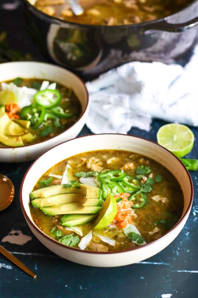 Pork Pozole Verde Recipe by Good Food Baddie