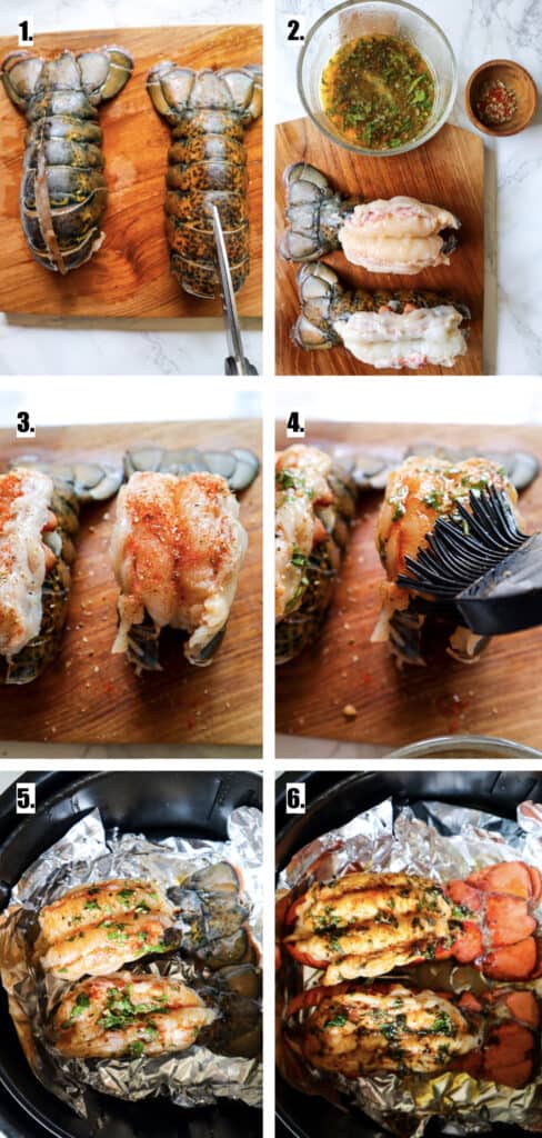 how to cook lobster tail in the air fryer