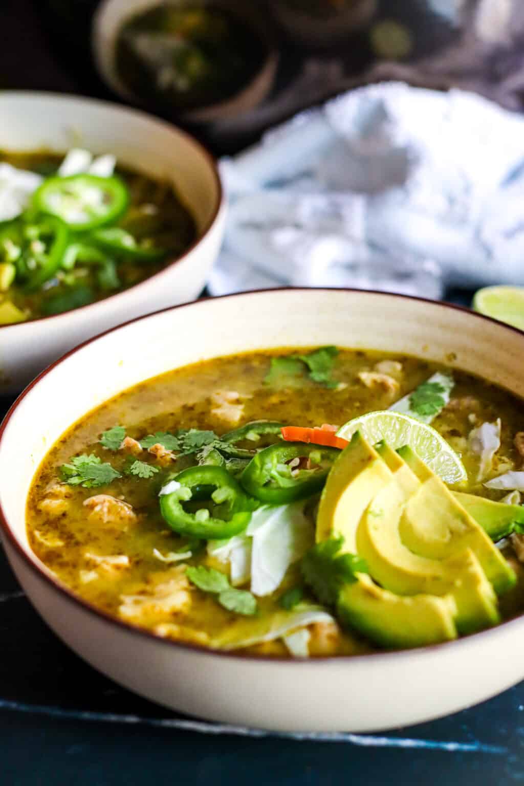 Easy Pork Pozole Verde Recipe - Good Food Baddie