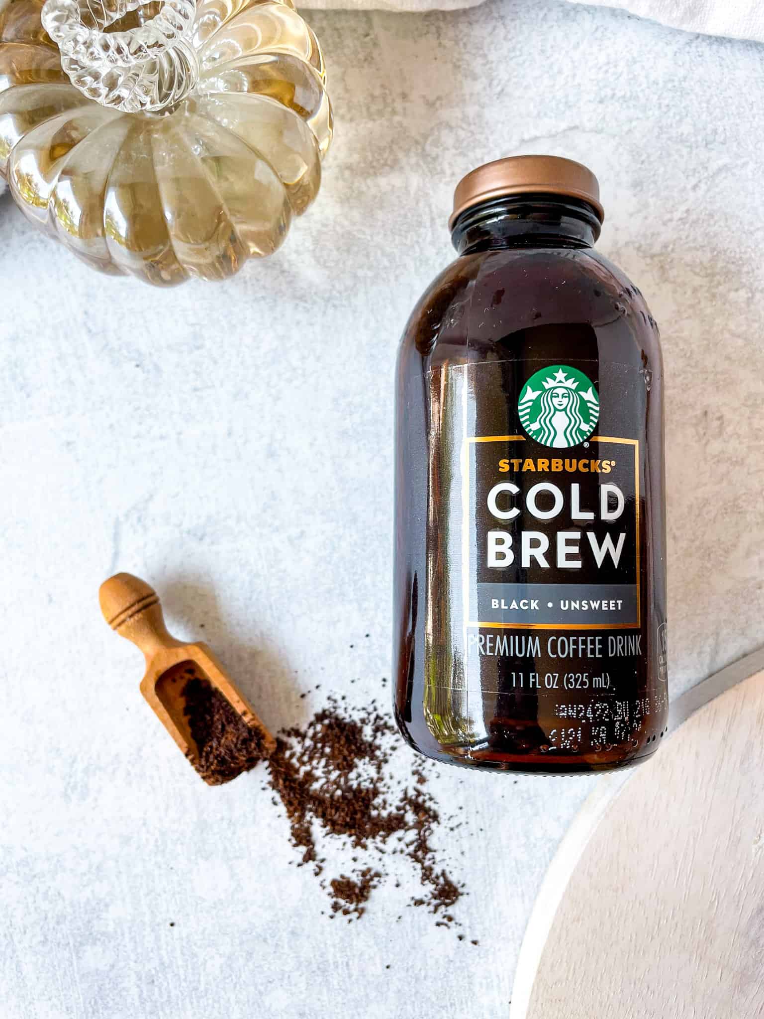 Starbucks Cold Brew, Black Unsweetened Coffee, 11 oz Glass Bottle