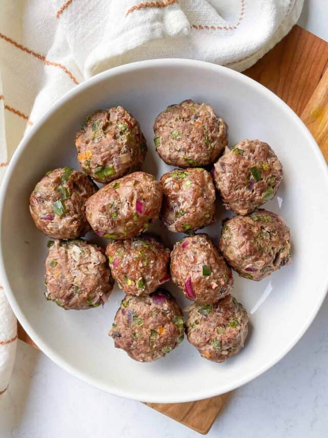 bison meatballs