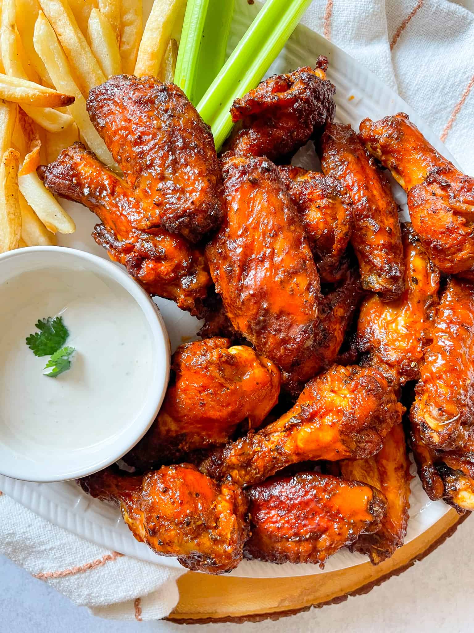Air Fryer Buffalo Chicken Wings - Good Food Baddie