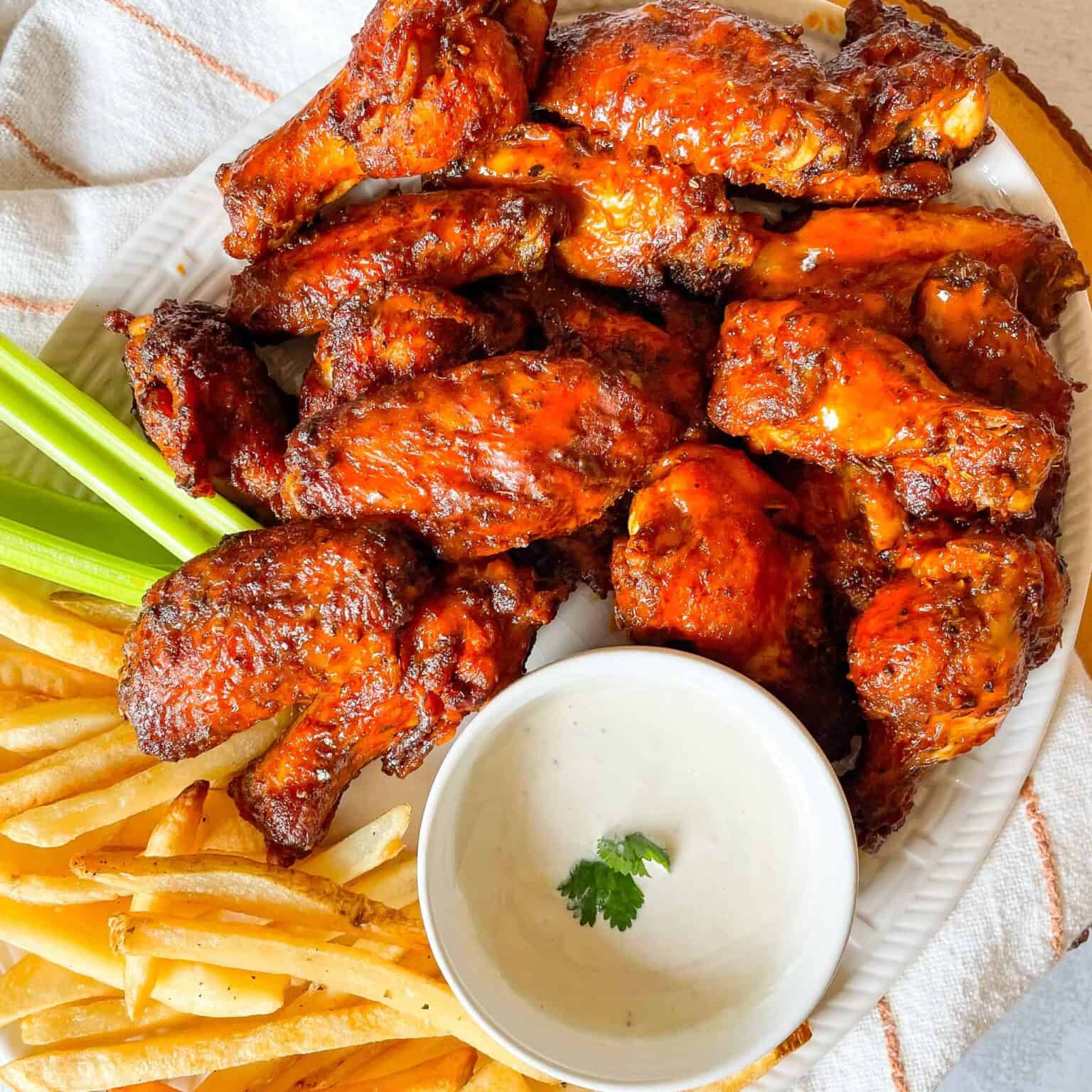 Air Fryer Buffalo Chicken Wings - Good Food Baddie