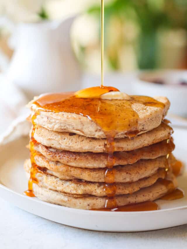 Fluffy Vegan Buttermilk Pancakes!