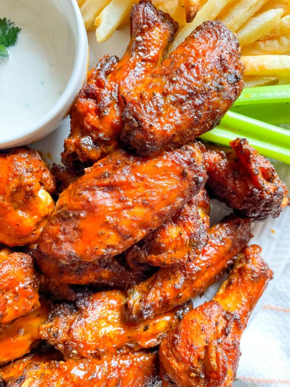 Air Fryer Buffalo Chicken Wings - Good Food Baddie