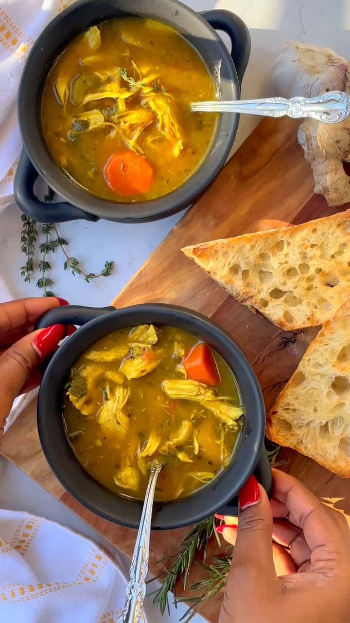 Cold-Fighting Chicken Soup Recipe - Good Food Baddie