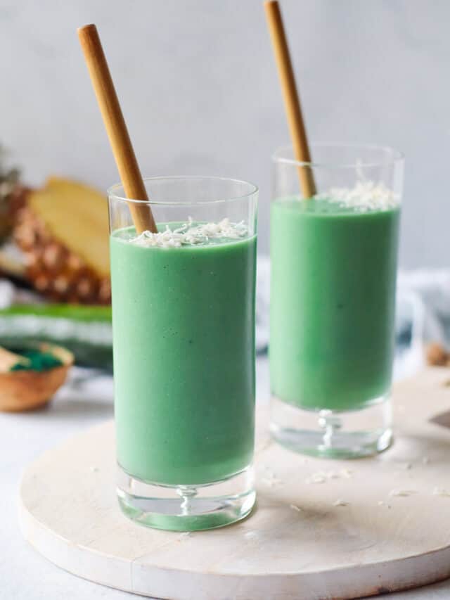 Tropical Spirulina Smoothie!