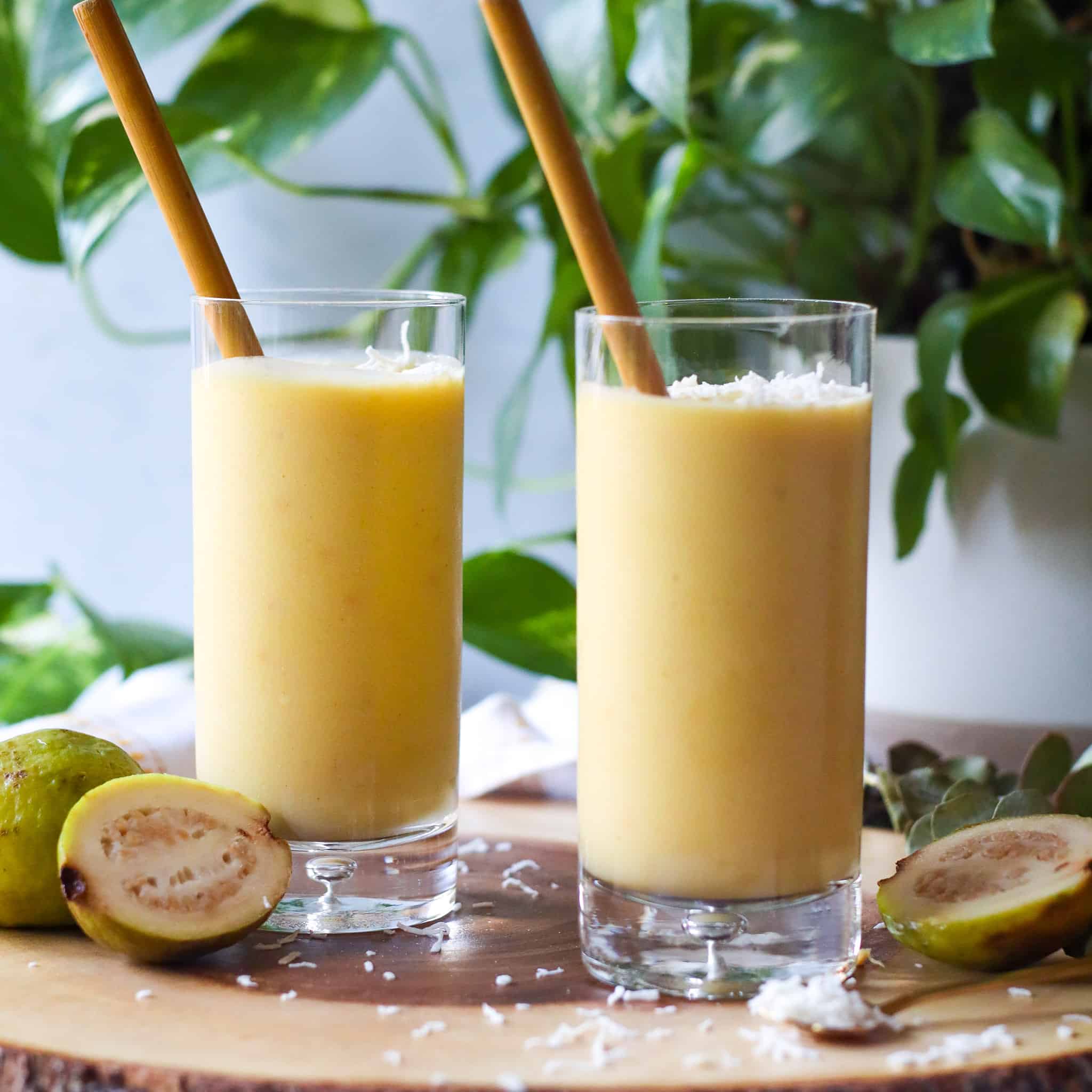 Tropical Guava Smoothie Recipe - Good Food Baddie