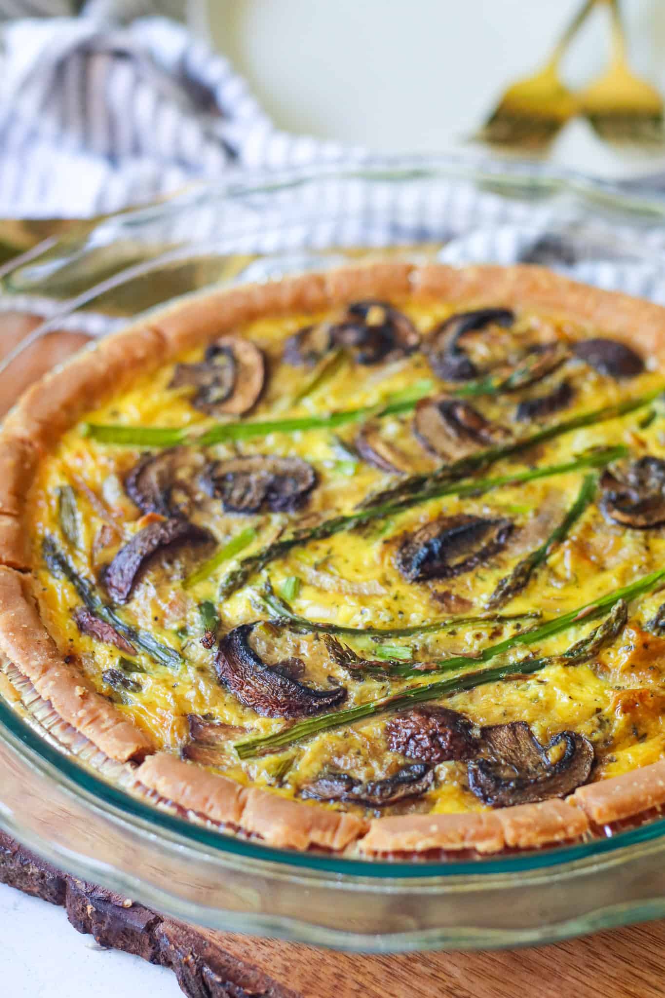 JUST Egg Quiche with Asparagus - Good Food Baddie