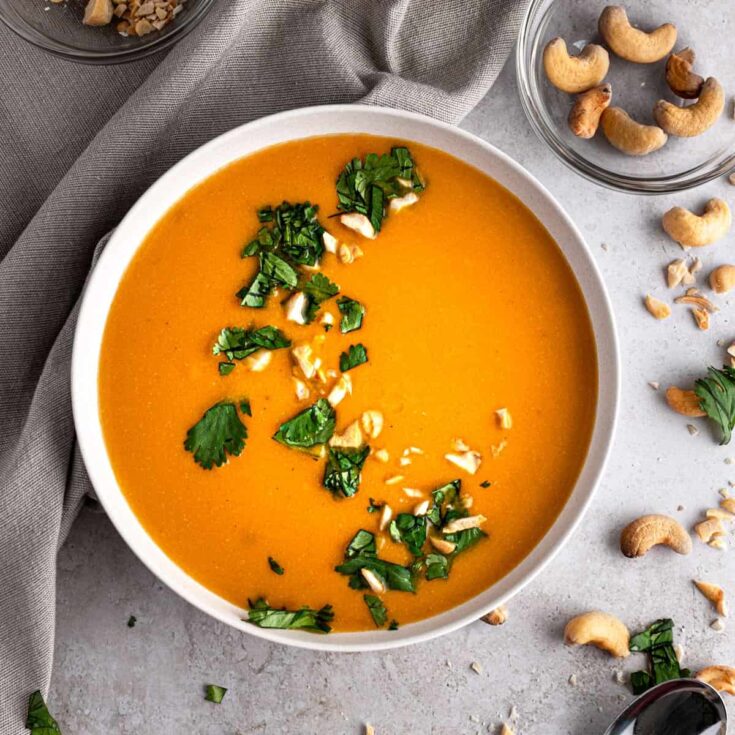 Image for Cashew Carrot Ginger Soup 