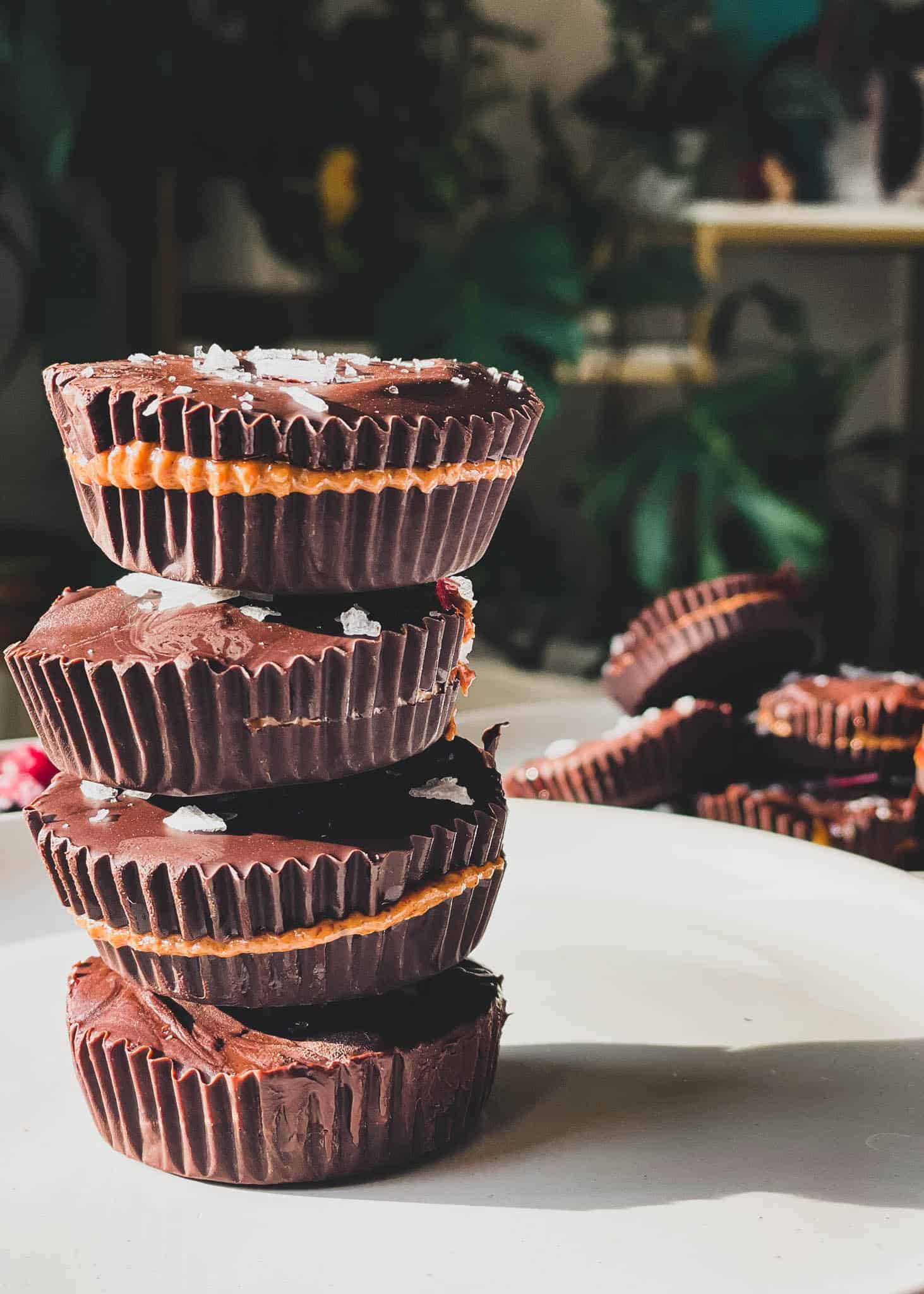 Chocolate Almond Butter Cups with Raspberry Good Food Baddie