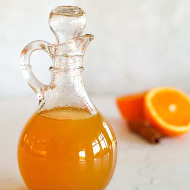 Spiced orange simple syrup