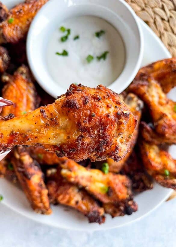 Best Air Fryer Chicken Wings (Gluten-Free) - Good Food Baddie