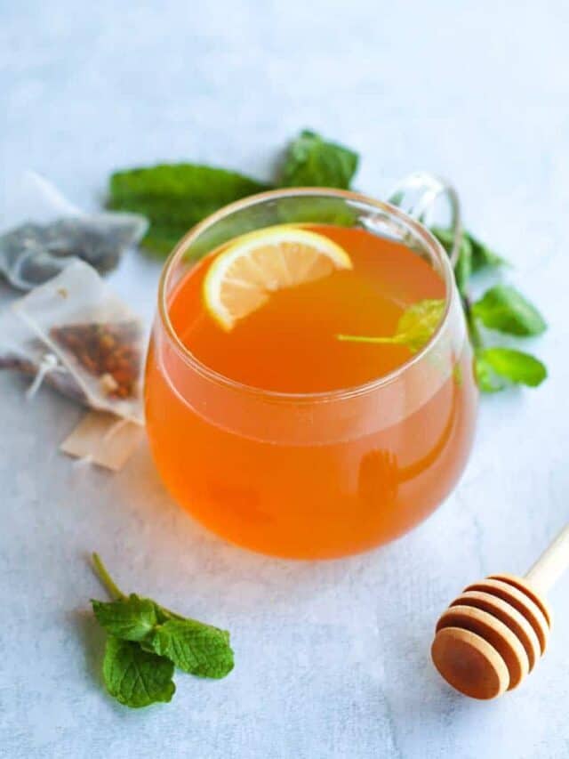 Honey Citrus Mint Tea (2 Ways!)