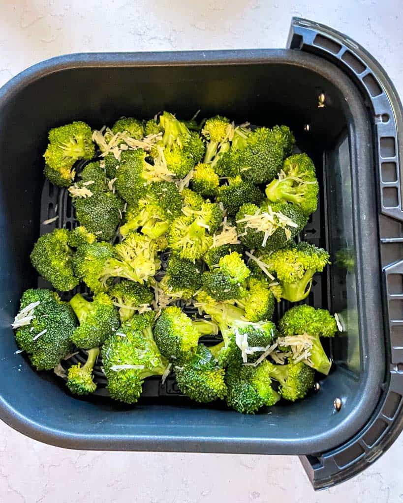 uncooked air fryer broccoli