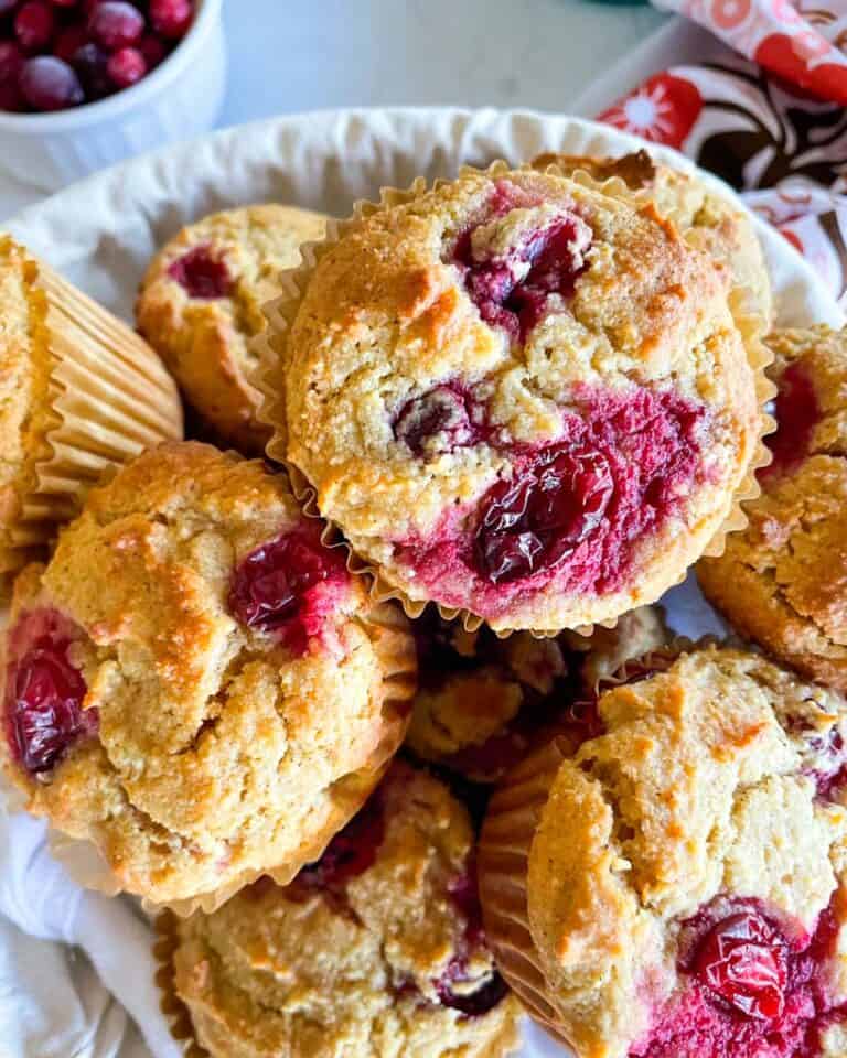 Orange Cranberry Muffins Good Food Baddie   Healthy Orange Cranberry Muffins 768x960 